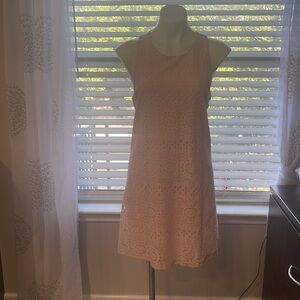 GB PINK EYELET SHIFT DRESS